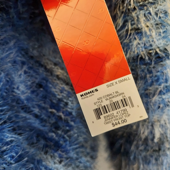 Jennifer Lopez Light Weight Sweater 💙 Size XS - Picture 3 of 5